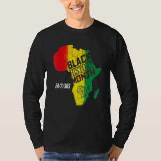 Black History Month 247365 Melanin 2022 T-Shirt