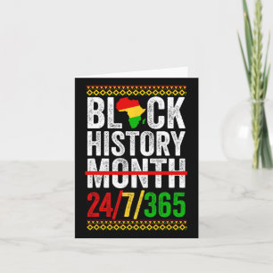 Black History Month 247365 Shirt Africa For Men Wo Card