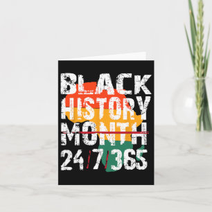 Black History Month 247365 Shirt Africa For Men Wo Card