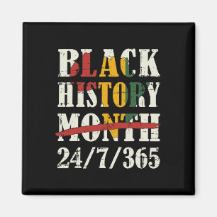 Black History Month 247365 With African Map Flag Magnet