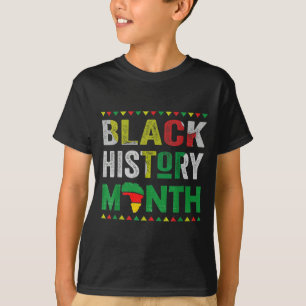 Black History Month 365 Special Patriotic Afro Ame T-Shirt