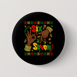 Black History Month 67 Six Seven Meme African Amer 6 Cm Round Badge