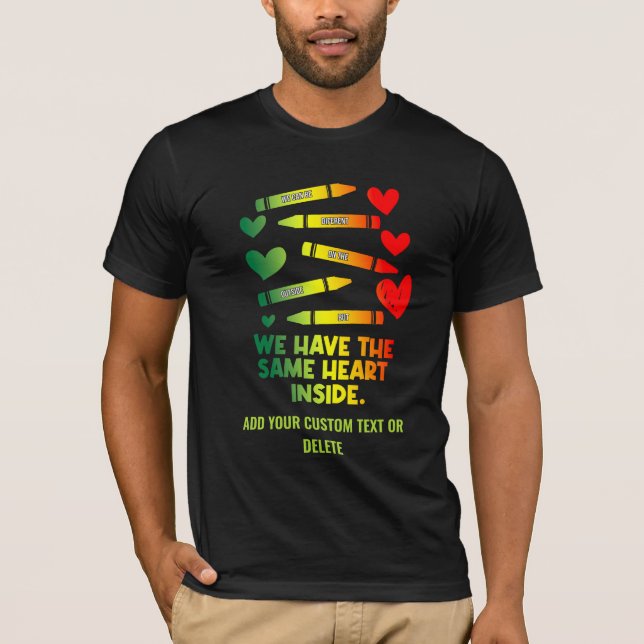 Black History Month Activist Quote Equality T-Shirt (Front)