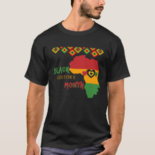 Black History Month Africa American T-Shirt