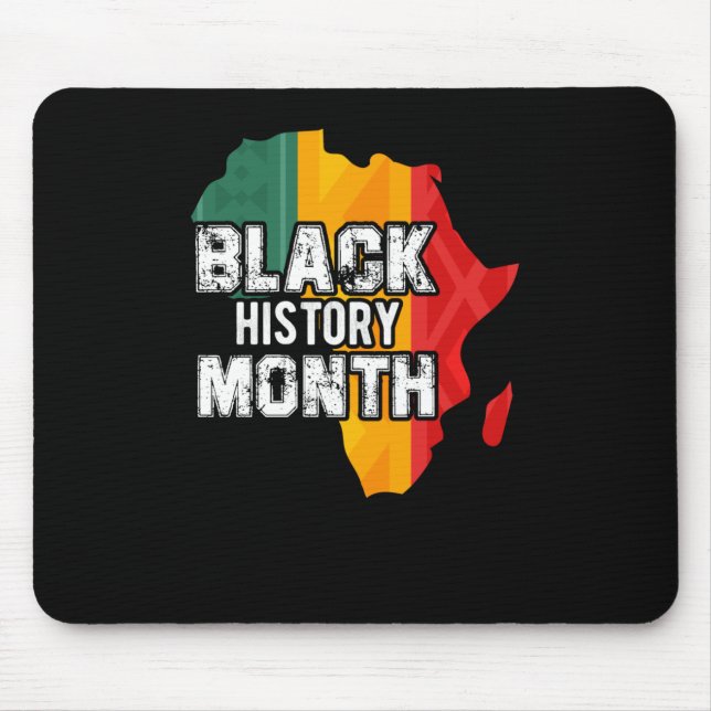 Black History Month Africa Flag (4) Mouse Pad (Front)