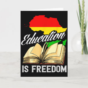 Black History Month Africa Heritage African Educat Card