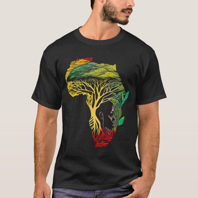 Black history month  African American Ancestors' r T-Shirt (Front)