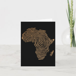 Black History Month African American Card