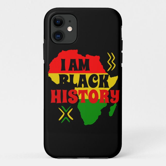 Black History Month, African american Case-Mate iPhone Case (Back)