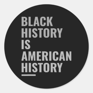 Black History Month - African American Celebration Classic Round Sticker