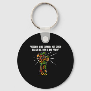 Black History Month African American Country Celeb Key Ring