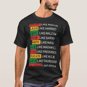 Black History Month African American Country Celeb T-Shirt