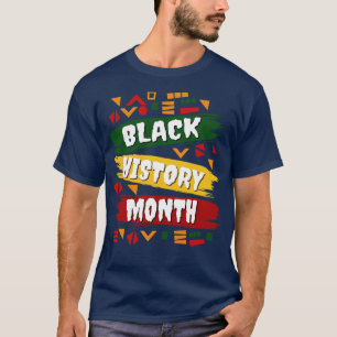 Black History Month African American Flag Juneteen T-Shirt