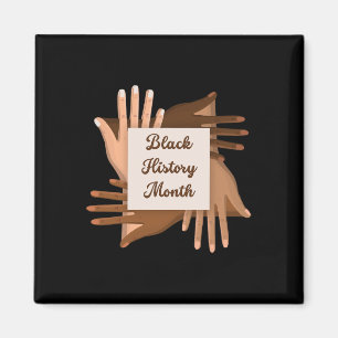Black History Month African American For Men  Magnet