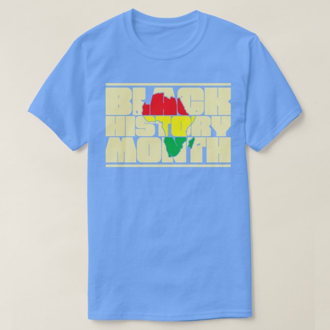 Black History Month African American History T-Shirt (Design Front)
