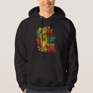 Black History Month African American I Am A Black Hoodie