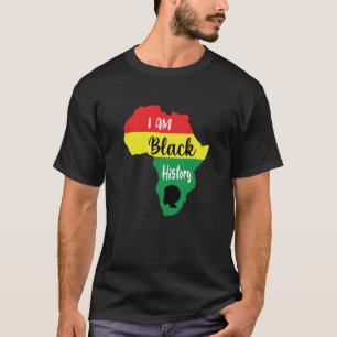 Black History Month African American I Am Black Hi T-Shirt