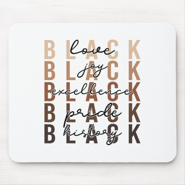 Black History Month African American Juneteenth Me Mouse Pad (Front)