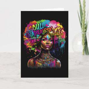Black History Month African American Juneteenth Wo Card