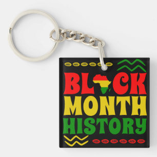 Black History Month, African american Key Ring