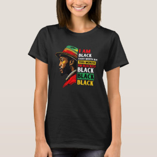 Black History Month African American Men Dad Fathe T-Shirt