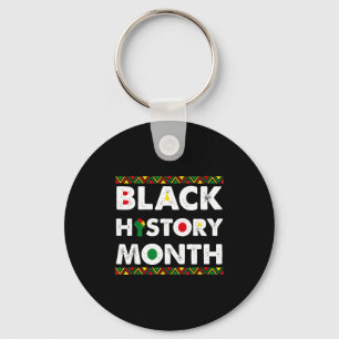 Black History Month African American Men Women Kid Key Ring