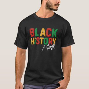 Black History Month African American Men Women Kid T-Shirt