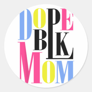 Black History Month African American Mothers Day 1 Classic Round Sticker