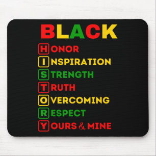 Black History Month African American Pride Celebra Mouse Pad