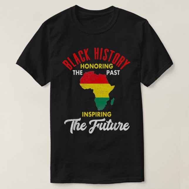 Black History Month African American Proud Women M T-Shirt (Design Front)