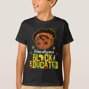 Black History Month African Men Boys Afro American T-Shirt