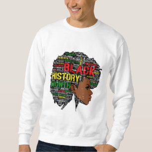 Black History Month African Quote Graphic Women Gi Sweatshirt