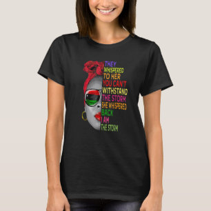 Black History Month  African Woman Afro I Am The S T-Shirt