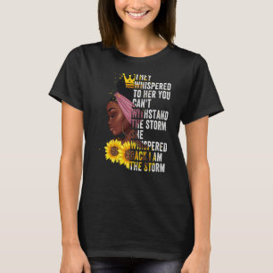 Black History Month African Woman Afro I Am The S T-Shirt