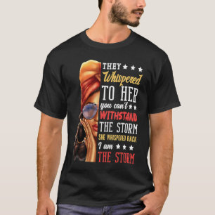 Black History Month  African Woman Afro I Am The S T-Shirt