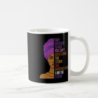 Black History Month African Woman Afro I Am The St Coffee Mug