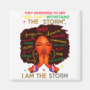 Black History Month African Woman Afro I Am The St Magnet