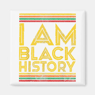 Black History Month African Woman Afro I Am The St Magnet