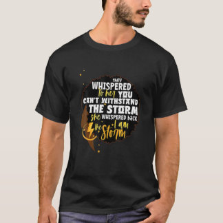 Black History Month African Woman Afro I Am The St T-Shirt