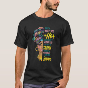 Black History Month African Woman Afro I Am The St T-Shirt