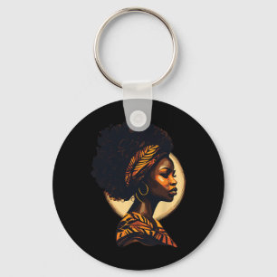 Black History Month - African Woman Key Ring