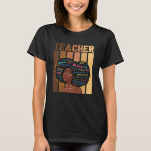 Black History Month African Woman  Teacher African T-Shirt