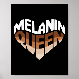 Black History Month Afro African American Melanin  Poster