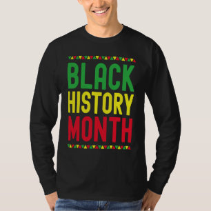 Black History Month Afro African Pride Celebration T-Shirt