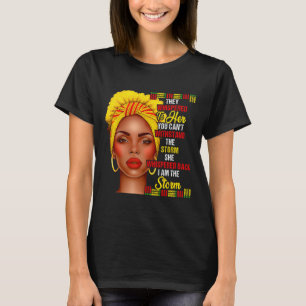 Black History Month Afro Black Women Girls I'm The T-Shirt