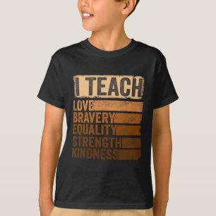 Black History Month Apparel I Teach Black History T-Shirt