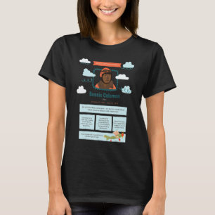 Black History Month Bessie Coleman Pilot T-Shirt