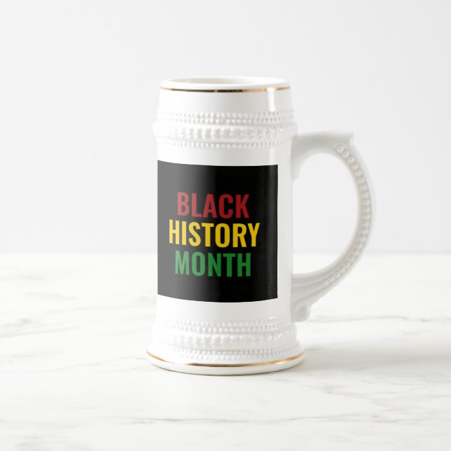 Black History Month BHM Beer Stein (Right)