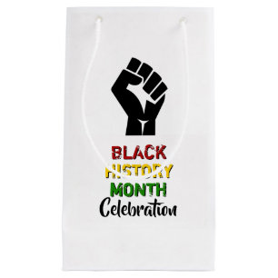 Black History Month BHM Celebration Party Small Gift Bag