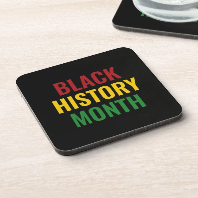 Black History Month BHM Coaster (Left Side)